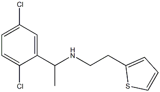 [1-(2,5-dichlorophenyl)ethyl][2-(thiophen-2-yl)ethyl]amine Structure