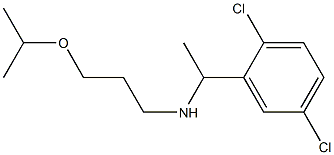 [1-(2,5-dichlorophenyl)ethyl][3-(propan-2-yloxy)propyl]amine 化学構造式