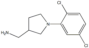 [1-(2,5-dichlorophenyl)pyrrolidin-3-yl]methylamine 结构式