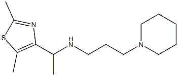  [1-(2,5-dimethyl-1,3-thiazol-4-yl)ethyl][3-(piperidin-1-yl)propyl]amine