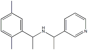 [1-(2,5-dimethylphenyl)ethyl][1-(pyridin-3-yl)ethyl]amine