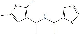 [1-(2,5-dimethylthiophen-3-yl)ethyl][1-(thiophen-2-yl)ethyl]amine Structure