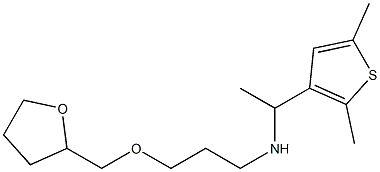 [1-(2,5-dimethylthiophen-3-yl)ethyl][3-(oxolan-2-ylmethoxy)propyl]amine