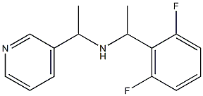 [1-(2,6-difluorophenyl)ethyl][1-(pyridin-3-yl)ethyl]amine Structure