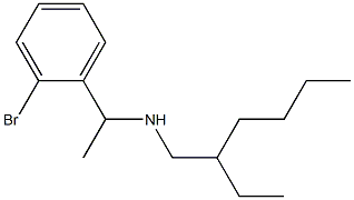 [1-(2-bromophenyl)ethyl](2-ethylhexyl)amine Structure