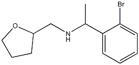[1-(2-bromophenyl)ethyl](oxolan-2-ylmethyl)amine,,结构式