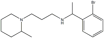 [1-(2-bromophenyl)ethyl][3-(2-methylpiperidin-1-yl)propyl]amine|