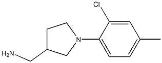 [1-(2-chloro-4-methylphenyl)pyrrolidin-3-yl]methanamine