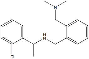 [1-(2-chlorophenyl)ethyl]({2-[(dimethylamino)methyl]phenyl}methyl)amine|