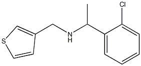 [1-(2-chlorophenyl)ethyl](thiophen-3-ylmethyl)amine Structure