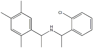 [1-(2-chlorophenyl)ethyl][1-(2,4,5-trimethylphenyl)ethyl]amine Structure