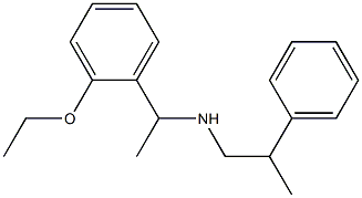 [1-(2-ethoxyphenyl)ethyl](2-phenylpropyl)amine Structure