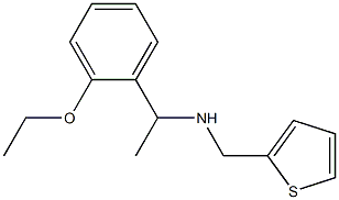 [1-(2-ethoxyphenyl)ethyl](thiophen-2-ylmethyl)amine