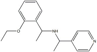 [1-(2-ethoxyphenyl)ethyl][1-(pyridin-4-yl)ethyl]amine Structure