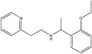[1-(2-ethoxyphenyl)ethyl][2-(pyridin-2-yl)ethyl]amine Structure
