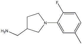 [1-(2-fluoro-5-methylphenyl)pyrrolidin-3-yl]methanamine