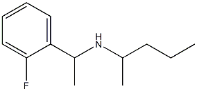 [1-(2-fluorophenyl)ethyl](pentan-2-yl)amine Struktur