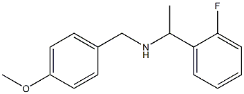 [1-(2-fluorophenyl)ethyl][(4-methoxyphenyl)methyl]amine|