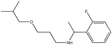 [1-(2-fluorophenyl)ethyl][3-(2-methylpropoxy)propyl]amine