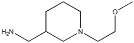 [1-(2-methoxyethyl)piperidin-3-yl]methanamine Struktur
