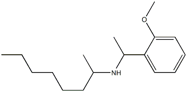 [1-(2-methoxyphenyl)ethyl](octan-2-yl)amine Structure