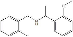 [1-(2-methoxyphenyl)ethyl][(2-methylphenyl)methyl]amine Struktur