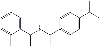 [1-(2-methylphenyl)ethyl]({1-[4-(propan-2-yl)phenyl]ethyl})amine