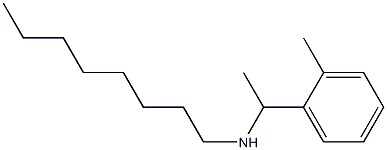 [1-(2-methylphenyl)ethyl](octyl)amine Structure