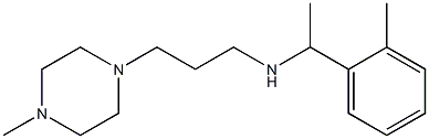 [1-(2-methylphenyl)ethyl][3-(4-methylpiperazin-1-yl)propyl]amine