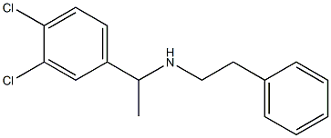 [1-(3,4-dichlorophenyl)ethyl](2-phenylethyl)amine Structure