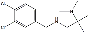 [1-(3,4-dichlorophenyl)ethyl][2-(dimethylamino)-2-methylpropyl]amine Structure