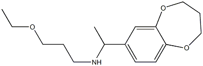  [1-(3,4-dihydro-2H-1,5-benzodioxepin-7-yl)ethyl](3-ethoxypropyl)amine