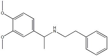 [1-(3,4-dimethoxyphenyl)ethyl](2-phenylethyl)amine 结构式