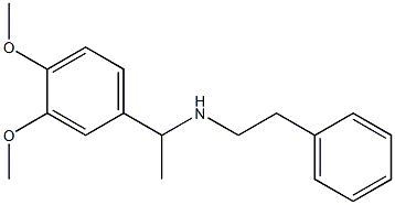 [1-(3,4-dimethoxyphenyl)ethyl](2-phenylethyl)amine,,结构式