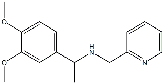 [1-(3,4-dimethoxyphenyl)ethyl](pyridin-2-ylmethyl)amine Structure