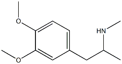 [1-(3,4-dimethoxyphenyl)propan-2-yl](methyl)amine Struktur