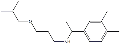 [1-(3,4-dimethylphenyl)ethyl][3-(2-methylpropoxy)propyl]amine|