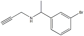 [1-(3-bromophenyl)ethyl](prop-2-yn-1-yl)amine 结构式