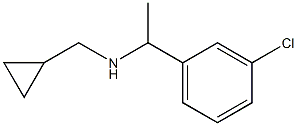 [1-(3-chlorophenyl)ethyl](cyclopropylmethyl)amine 化学構造式