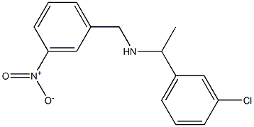 [1-(3-chlorophenyl)ethyl][(3-nitrophenyl)methyl]amine