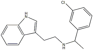 [1-(3-chlorophenyl)ethyl][2-(1H-indol-3-yl)ethyl]amine