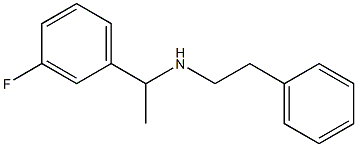 [1-(3-fluorophenyl)ethyl](2-phenylethyl)amine,,结构式