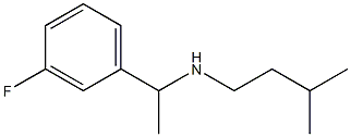 [1-(3-fluorophenyl)ethyl](3-methylbutyl)amine Structure