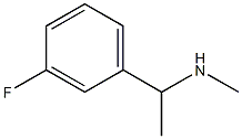 [1-(3-fluorophenyl)ethyl](methyl)amine Structure