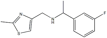  [1-(3-fluorophenyl)ethyl][(2-methyl-1,3-thiazol-4-yl)methyl]amine