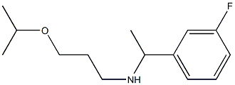 [1-(3-fluorophenyl)ethyl][3-(propan-2-yloxy)propyl]amine