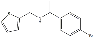 [1-(4-bromophenyl)ethyl](thiophen-2-ylmethyl)amine