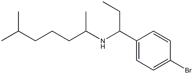 [1-(4-bromophenyl)propyl](6-methylheptan-2-yl)amine