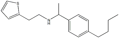 [1-(4-butylphenyl)ethyl][2-(thiophen-2-yl)ethyl]amine