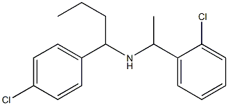 [1-(4-chlorophenyl)butyl][1-(2-chlorophenyl)ethyl]amine|